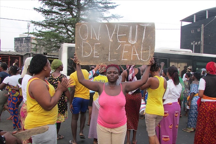 Côte d Ivoire Yopougon les populations nont pas leau potable