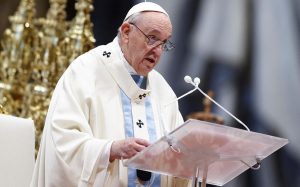 Pope Francis leads Mass to mark the World Day of Peace