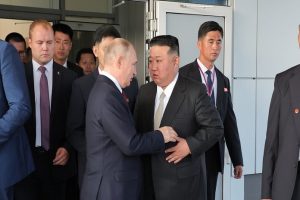 Kim Jong-un meets Putin