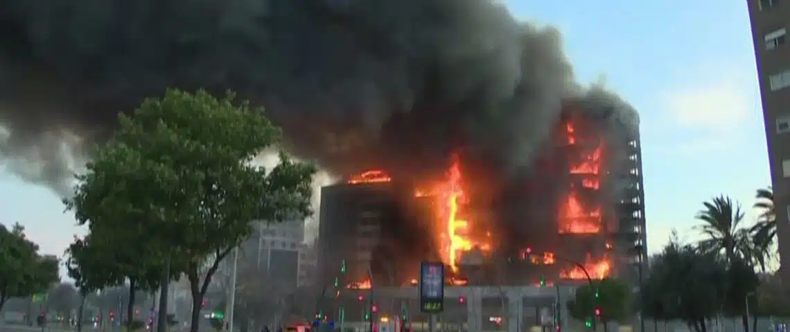 Espagne : au moins dix personnes tuées dans l’incendie d’un immeuble à Valence
