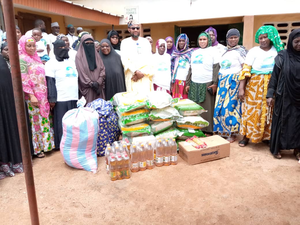 Bouaké : l’Ong Cœur d’Homme offre des kits alimentaires aux veuves