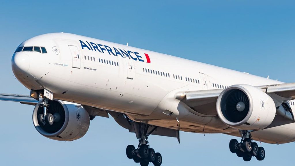 New,York,,Usa,-,February,29,,2020:,Air,France,Boeing