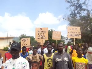 Hiré : une manifestation pour demander la démission du Maire Gilbert Kacou Francis
