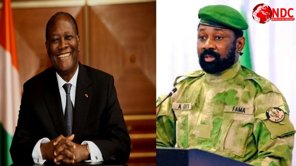 Alassane Ouattara invite Assimi Goita pour une visite officielle
