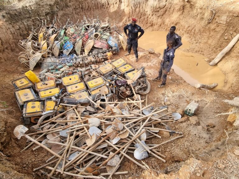 Côte d’Ivoire : un site d’orpaillage illégal démantelé et du matériel détruit à Basso