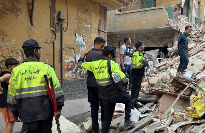 Egypte : un mort et sept blessés lors de l’effondrement d’un immeuble