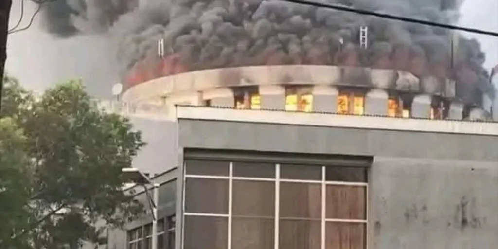 Libéria : un incendie ravage le siège de l’Assemblée nationale