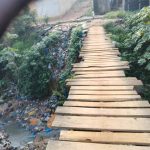 Abobo : un pont de fortune menace la vie des habitants du 21ème et du quartier Bad