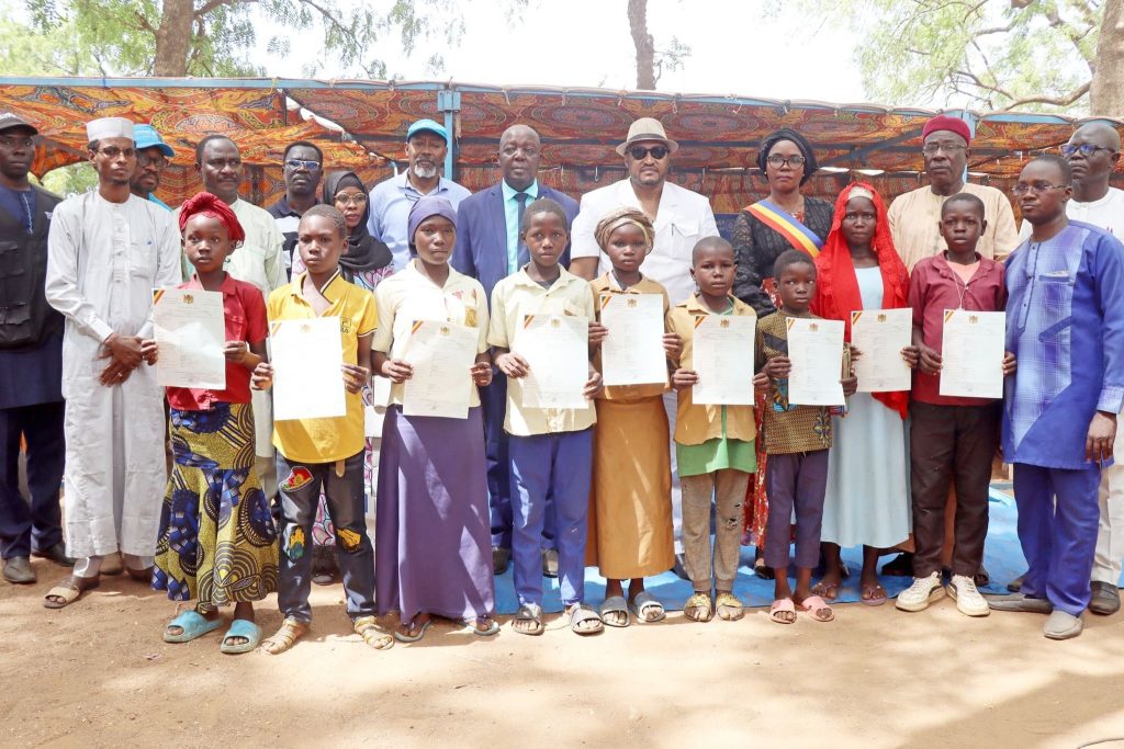 Tchad : 29 500 enfants obtiennent enfin leur acte de naissance
