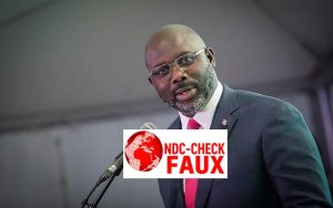 Non, Georges Weah ne s’est pas exprimé contre un quatrième mandat d’Alassane Ouattara