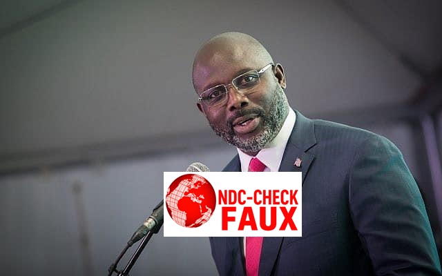 Non, Georges Weah ne s’est pas exprimé contre un quatrième mandat d’Alassane Ouattara