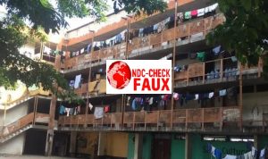 Faux : Cette photo n’est pas le campus de Cocody, mais une cité universitaire au Congo