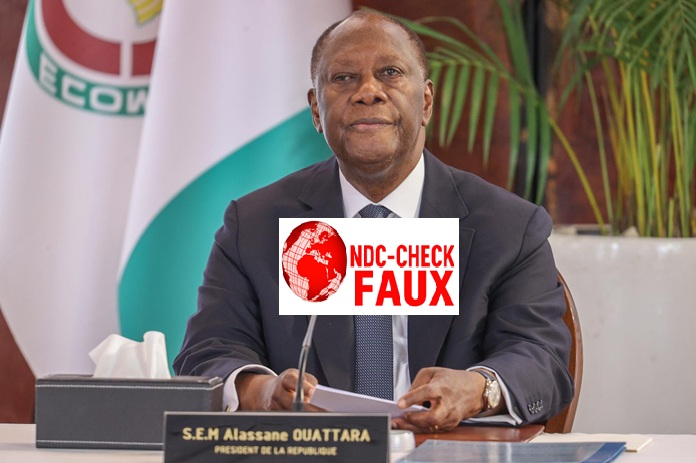 Faux : Alassane Ouattara n’a pas été renversé lors d’un coup d’État