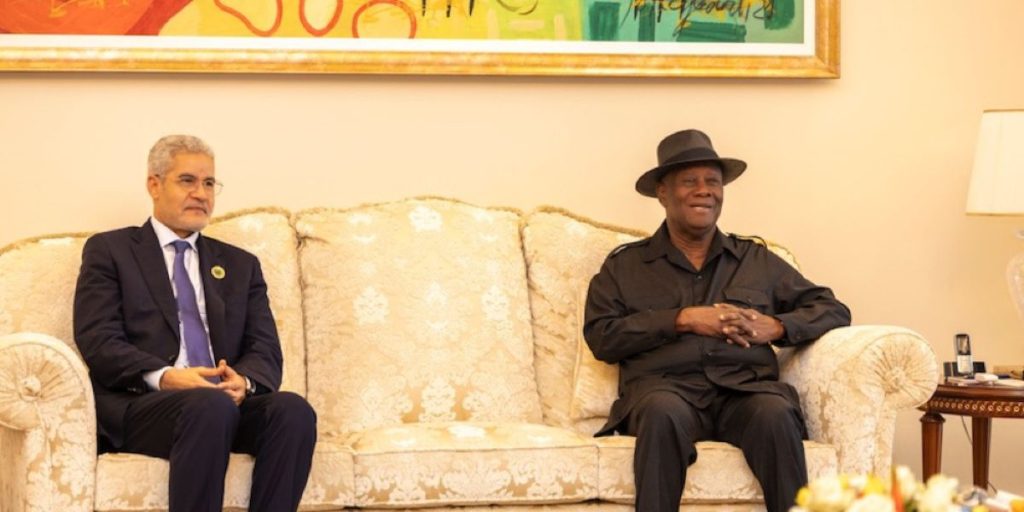 Côte d’Ivoire : ce qu’il faut retenir de la rencontre entre Alassane Ouattara et Sidi Ould Tah